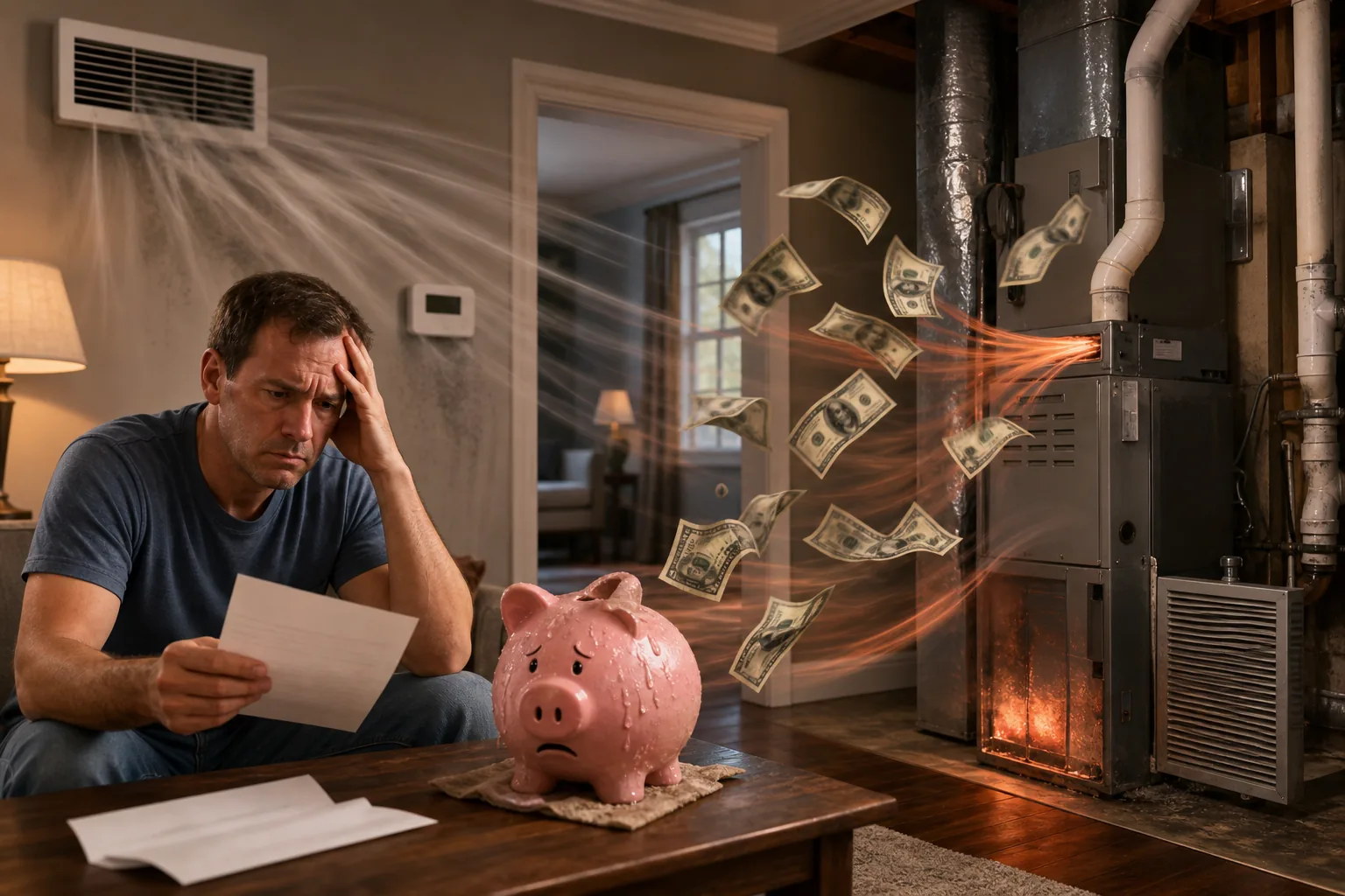 Illustration for Higher Energy Bills: The System Runs Longer and Works Harder
