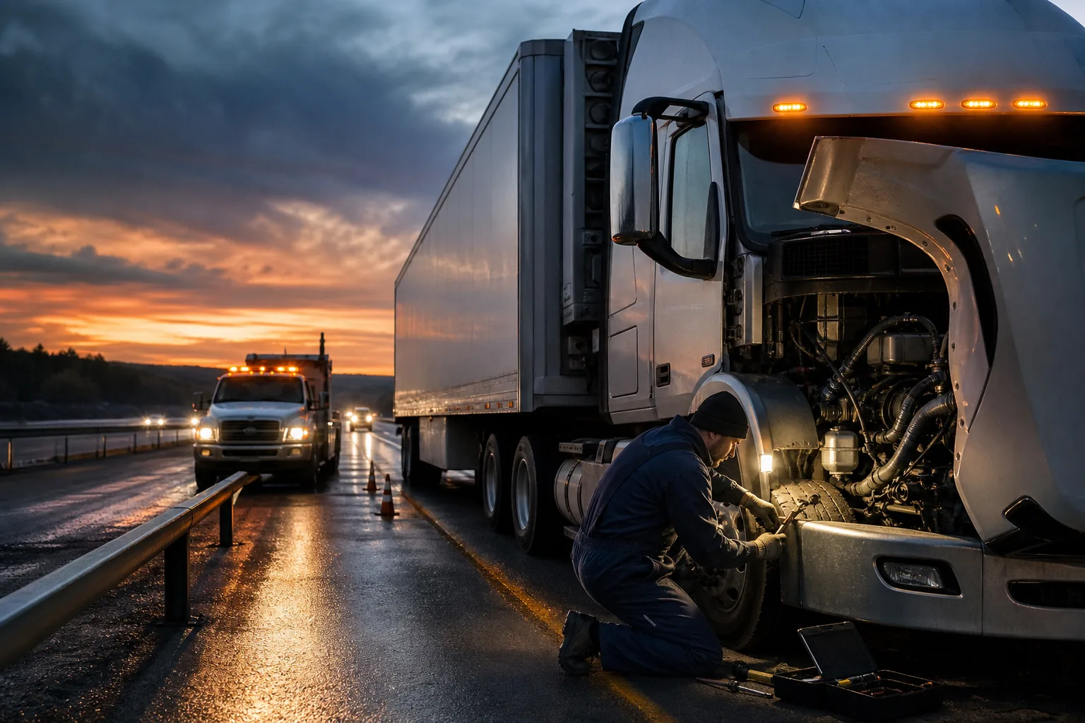 Illustration for Local emergency truck service companies