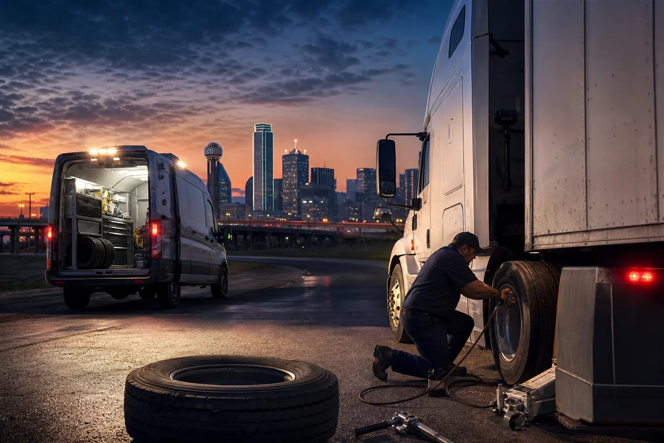 Best 24/7 Truck Tire Roadside Help DFW