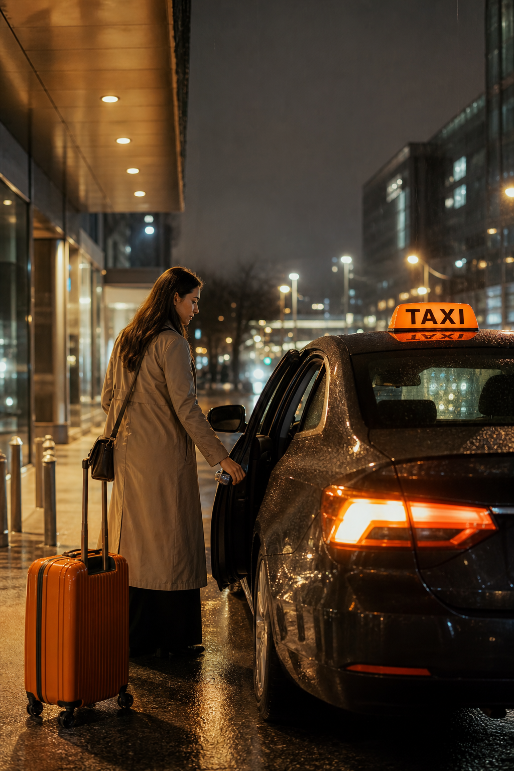 A photorealistic image related to 24-hour-taxi-service. Alt: 24-hour-taxi-service