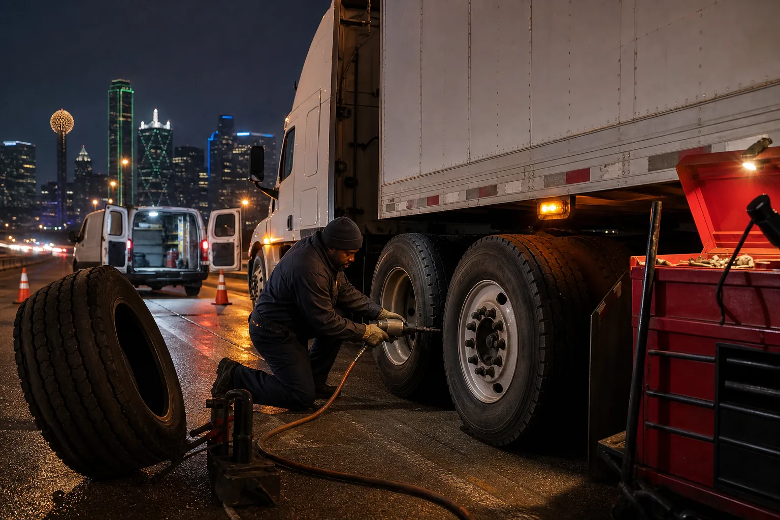 Illustration for Texas Commercial Tire