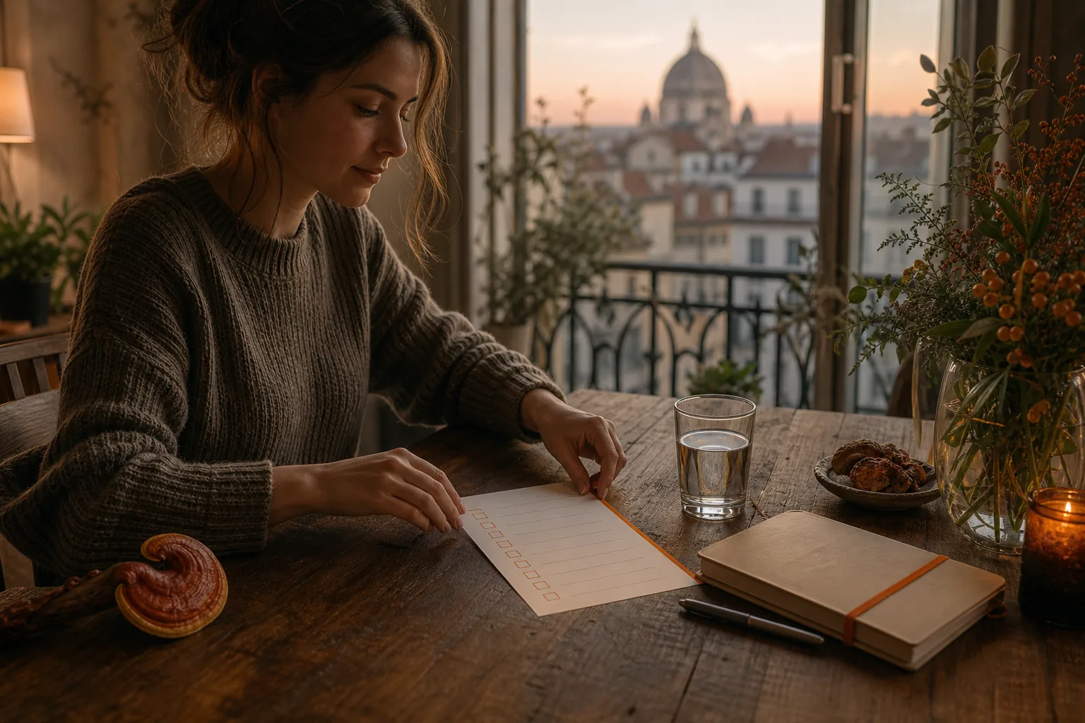 routine quotidienne et précautions pour utiliser un complément de reishi