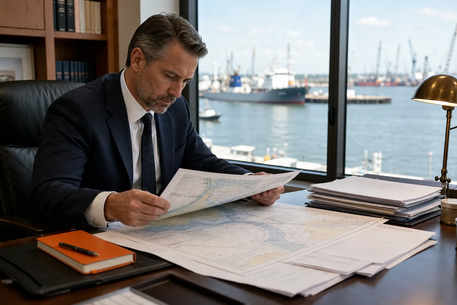 Reviewing maritime case documents to assess admiralty jurisdiction.