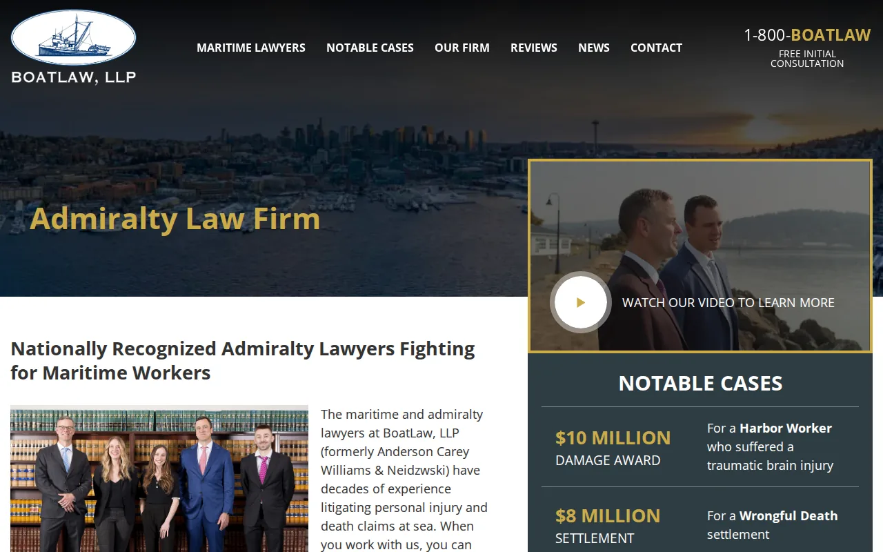 Seafarers Law Firm: visual reference for 5. Seafarers Law Firm , Crew & Employment Defense
