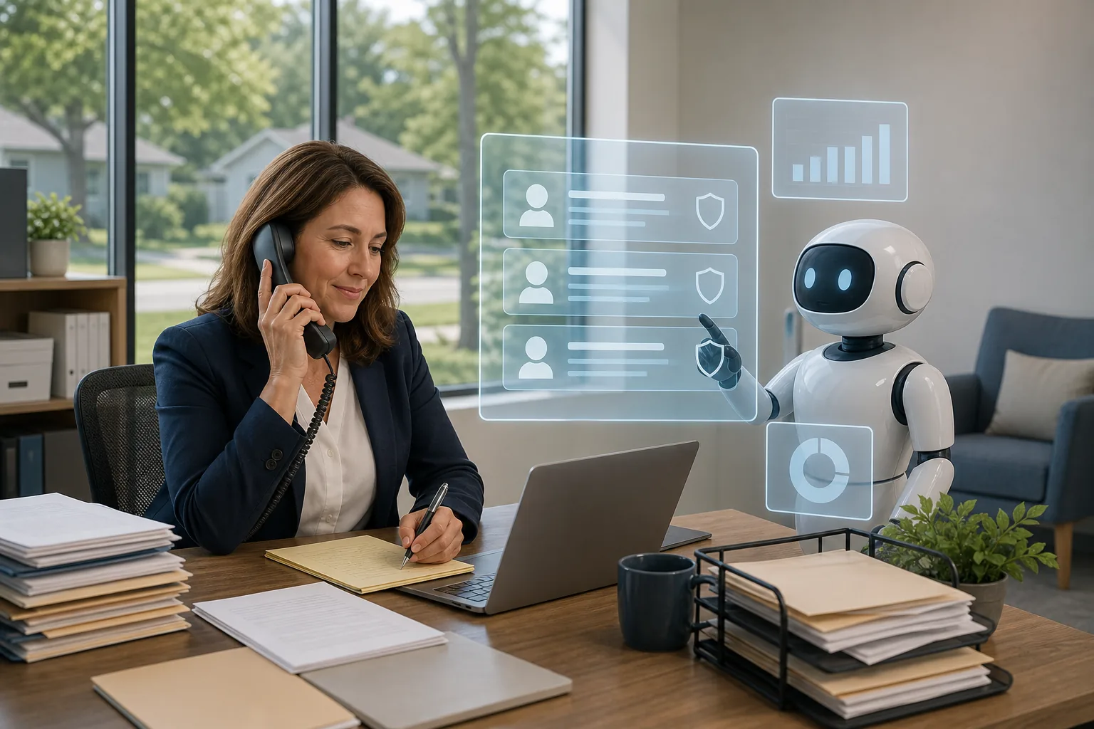 Illustration for AI Consultants for Independent Insurance Agencies