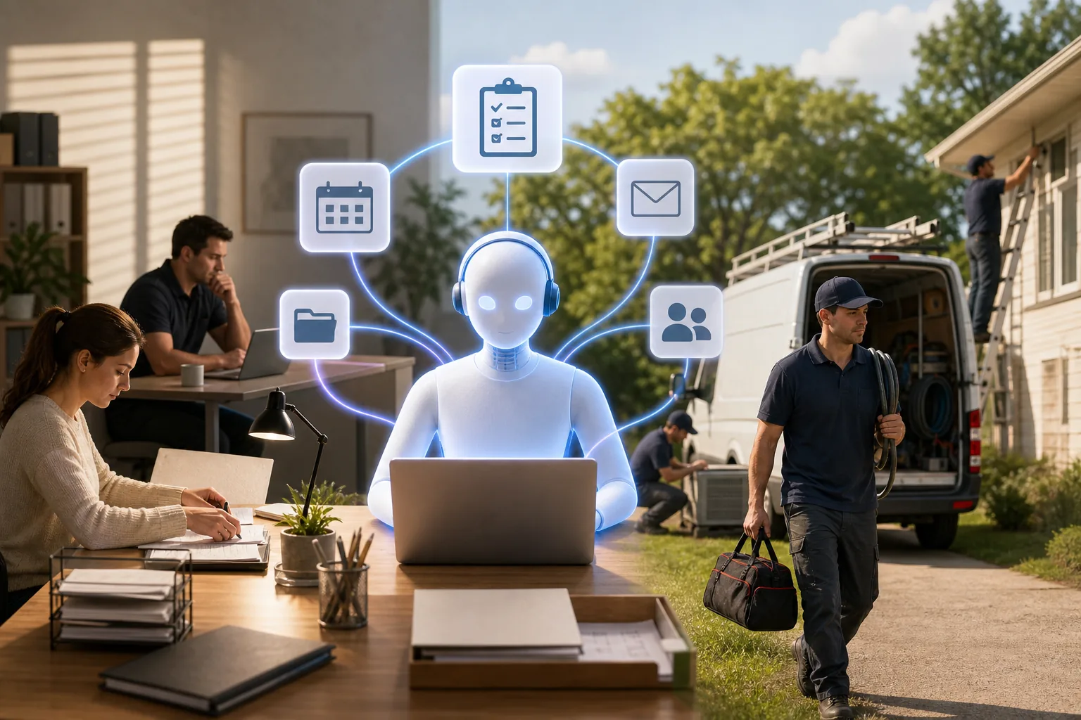Illustration for AI Consultants for Local Service SMBs