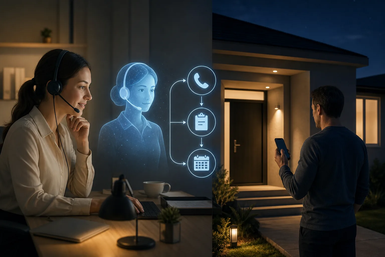 Illustration for Virtual Receptionists