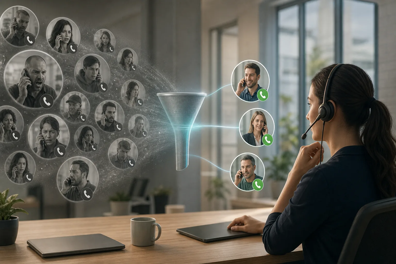 Illustration for AI Call Screening