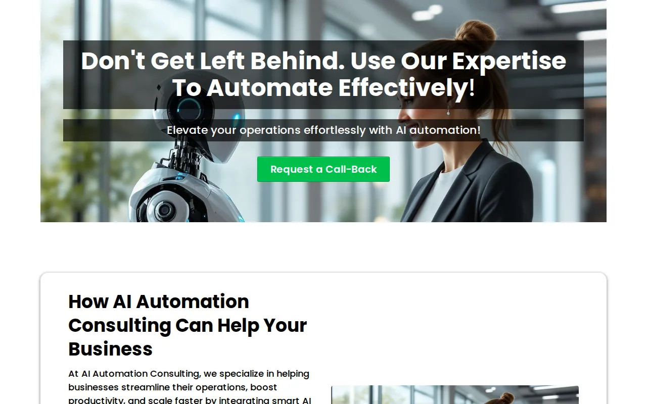 AI Automation Consulting: Systems that move work: visual reference for 8. AI Automation Consulting: Systems that move work, trigger actions, and request review