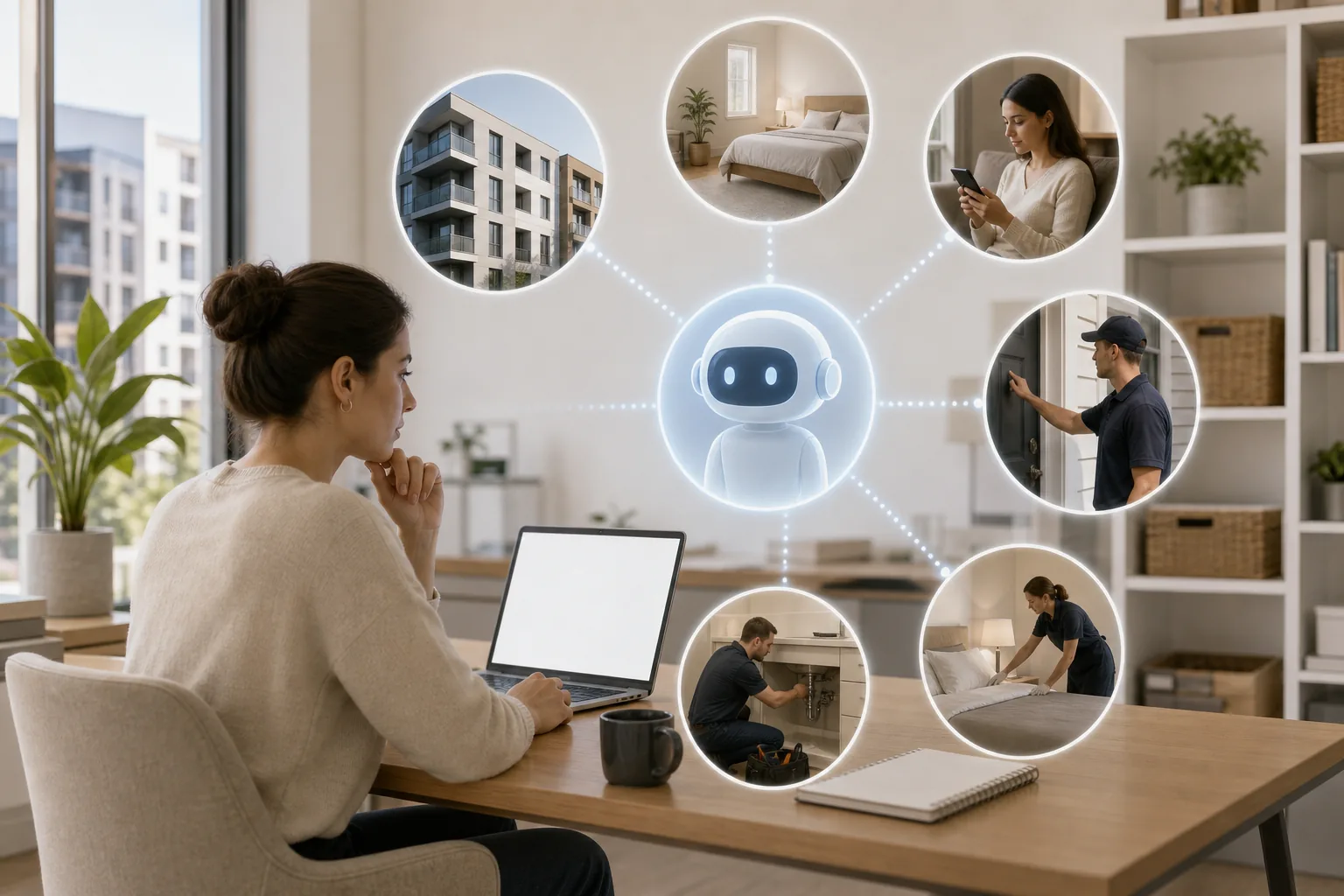 Illustration for Frontdesk: PMS-agnostic AI for owner-led property management teams
