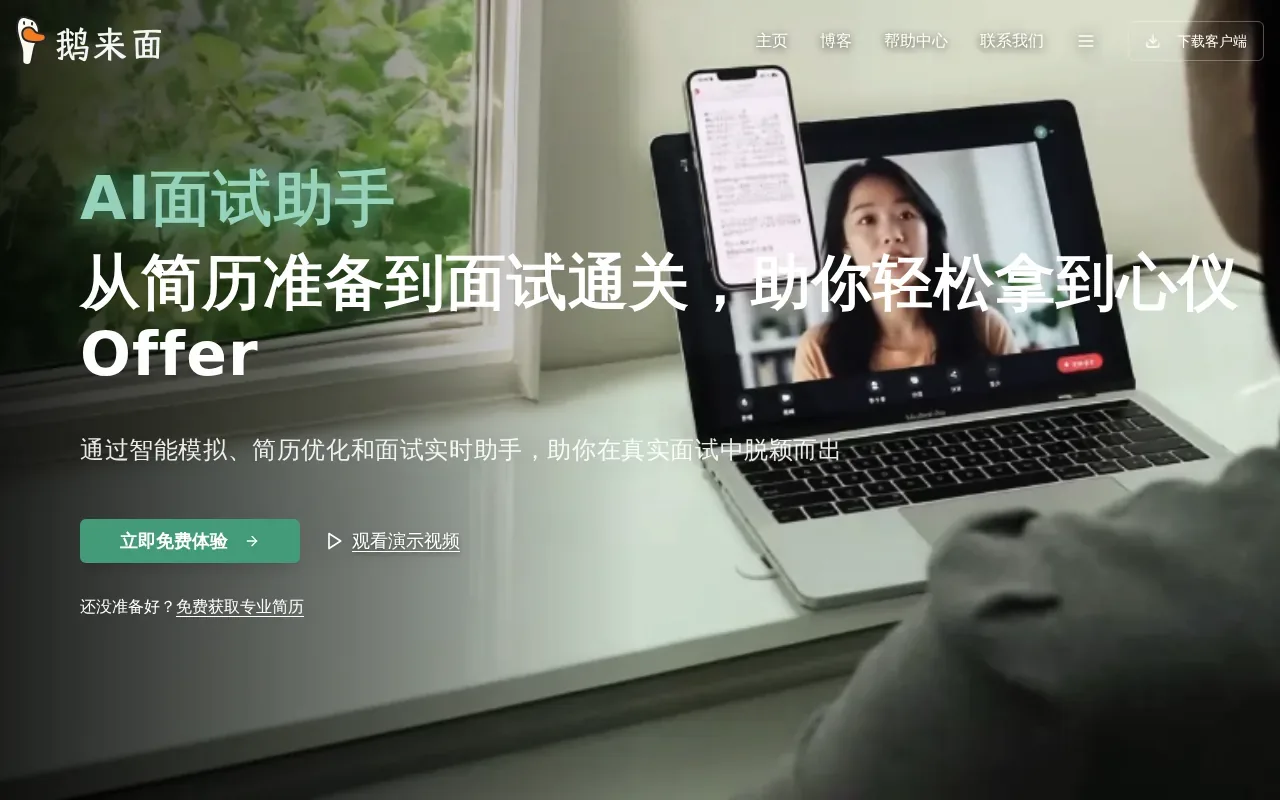 Screenshot of the OfferGoose website