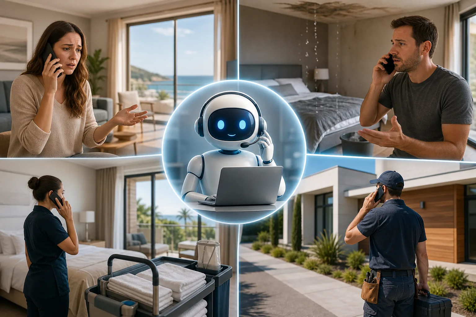 Illustration for AI Call Handling for Property and Short-Term-Rental Managers