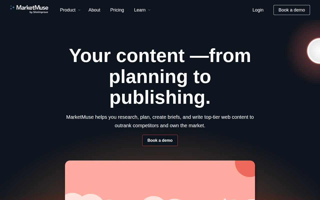 MarketMuse: visual reference for 6. MarketMuse — AI Topic Modeling & Content Strategy