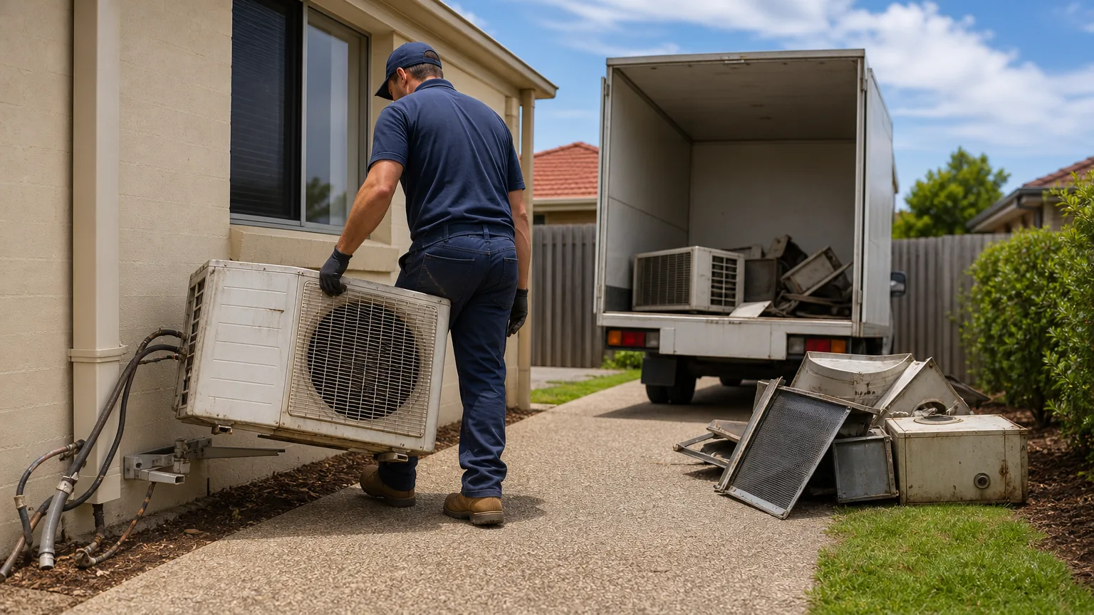Removal and Disposal of Old Air Conditioning Units: visual reference for 5. Removal and Disposal of Old Air Conditioning Units — Hidden Costs to Budget For