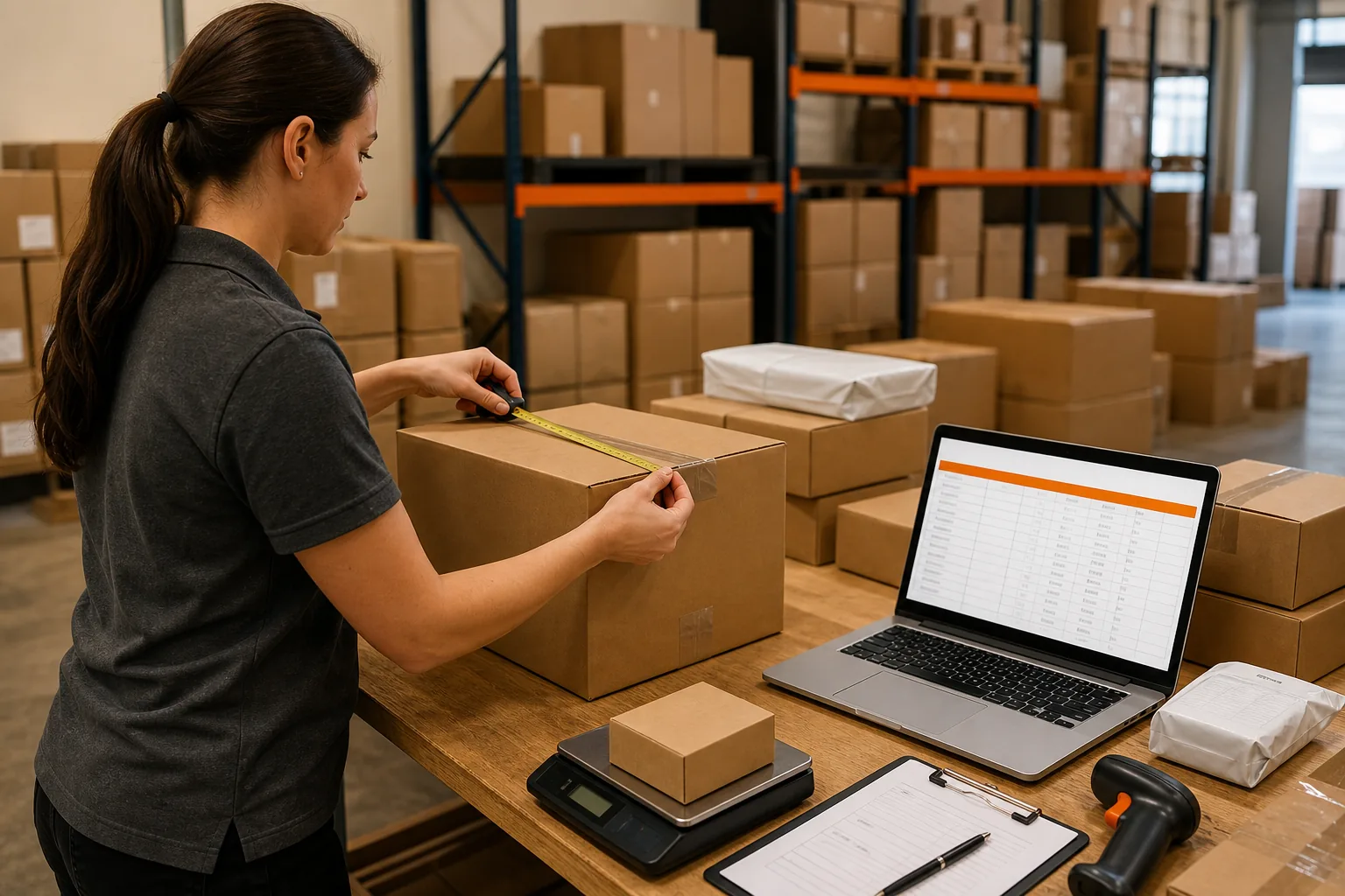 freight cost allocation across multiple SKUs in an eCommerce warehouse