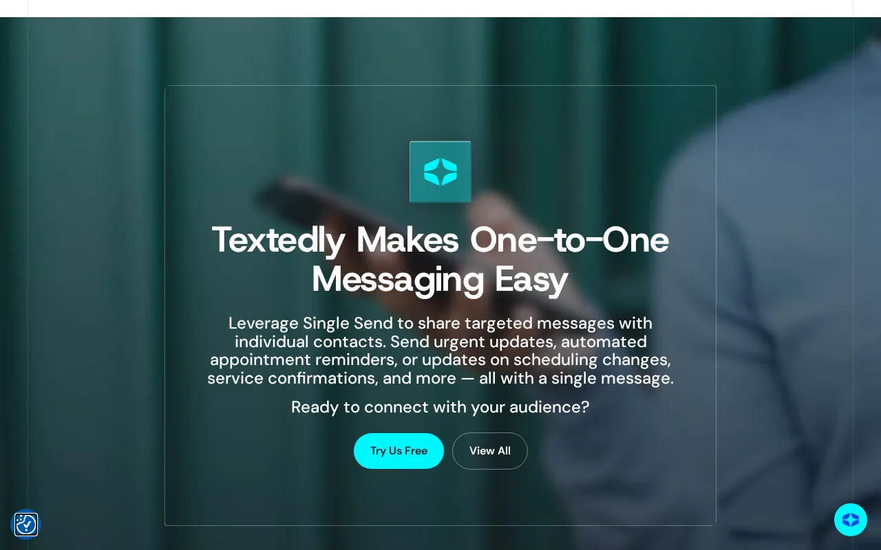 Textedly: visual reference for 7. Textedly , Scalable SMS campaigns and reminder features