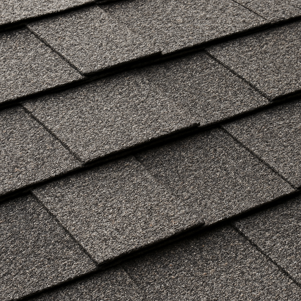 A close‑up of an architectural shingle showing its layered texture and dimensional look. Alt: architectural shingles vs 3 tab texture comparison.