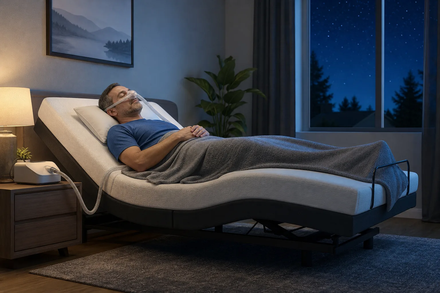 MLILY iActive 40M: visual reference for 7. MLILY iActive 40M , Best Mid-Range Adjustable Bed for Therapeutic Sleep