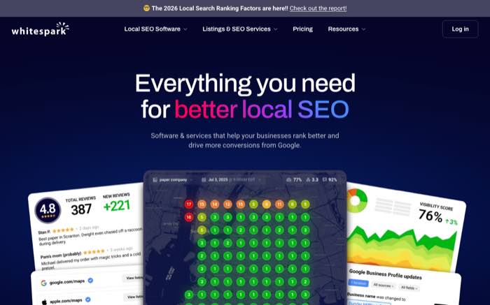 Whitespark homepage