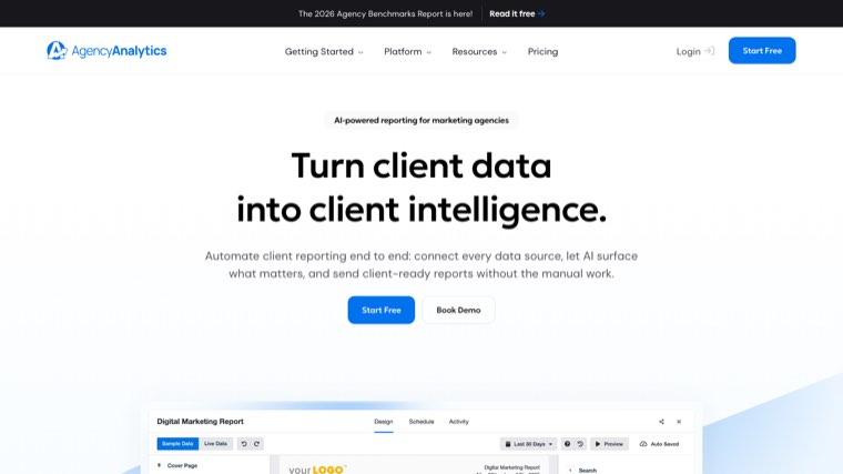 AgencyAnalytics client reporting