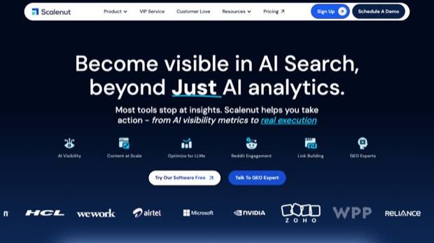 Scalenut homepage