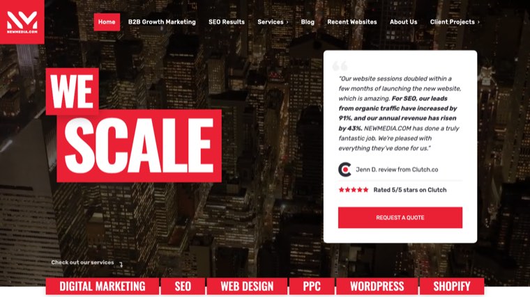 NEWMEDIA.COM homepage