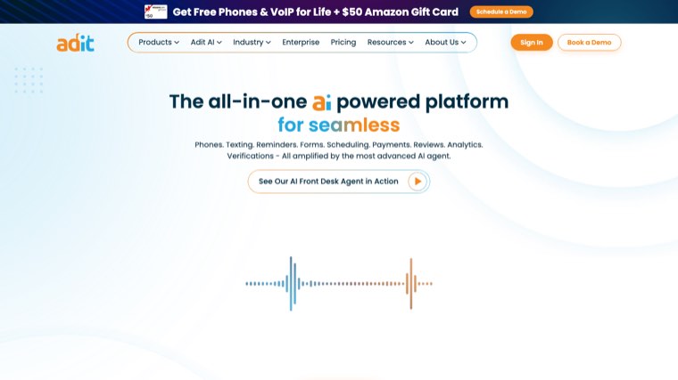 Adit homepage
