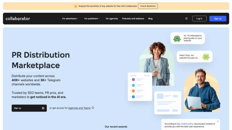 Collaborator homepage