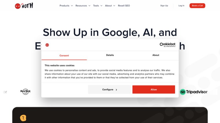 The HOTH homepage
