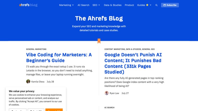 Ahrefs Blog