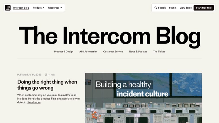 Intercom Blog