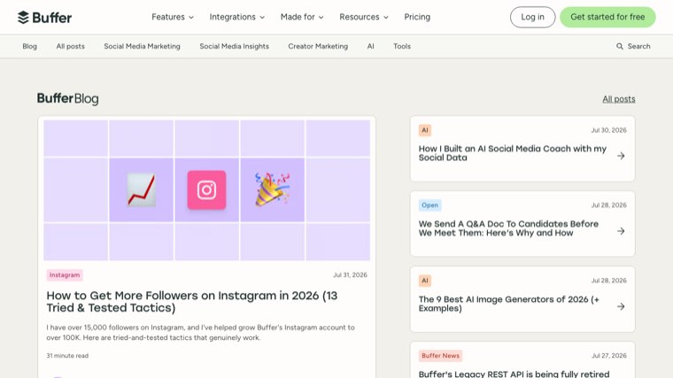 Buffer Blog