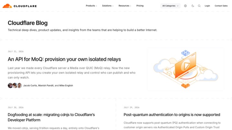The Cloudflare Blog