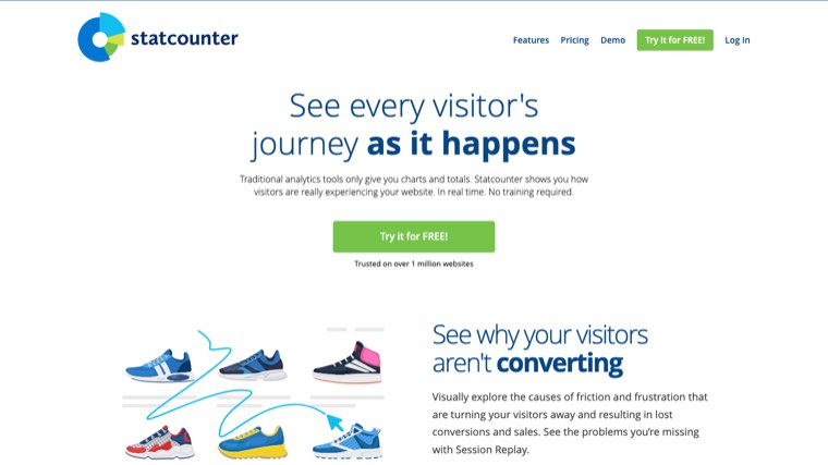 Statcounter web analytics