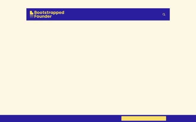 The Bootstrapped Founder podcast page