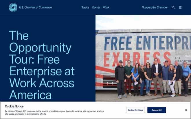 U.S. Chamber of Commerce website