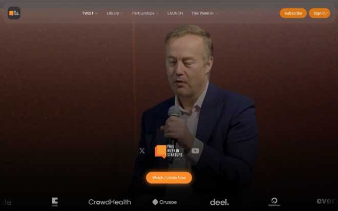 This Week in Startups website