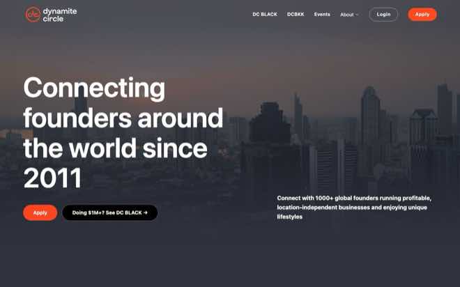 Dynamite Circle homepage