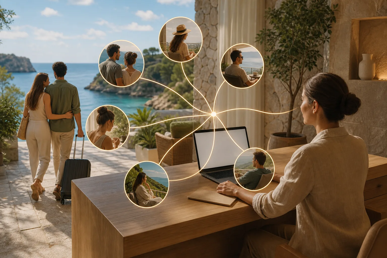 D‑EDGE Booking Engine: visual reference for 5. D‑EDGE Booking Engine , native CRM integration and personalization