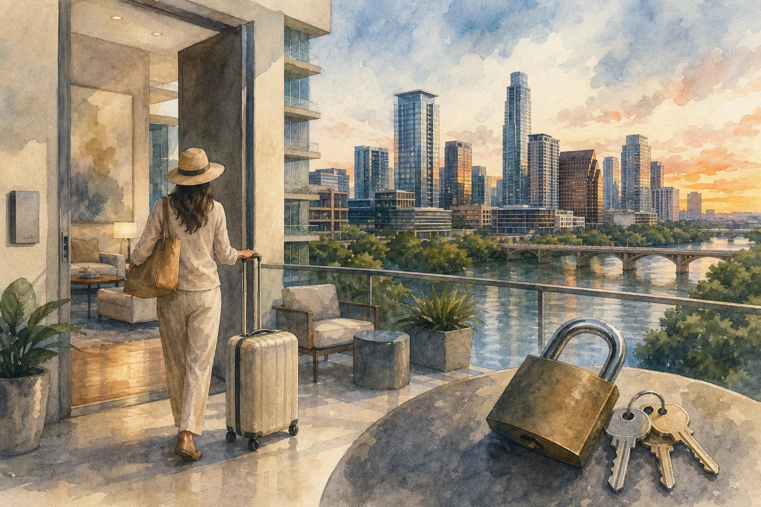 Illustration for Downtown Austin and West Downtown