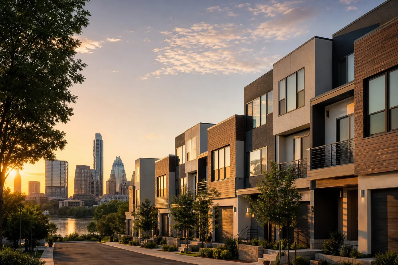 Cinematic photograph of Top Austin Townhomes for Sale: 5 Areas
