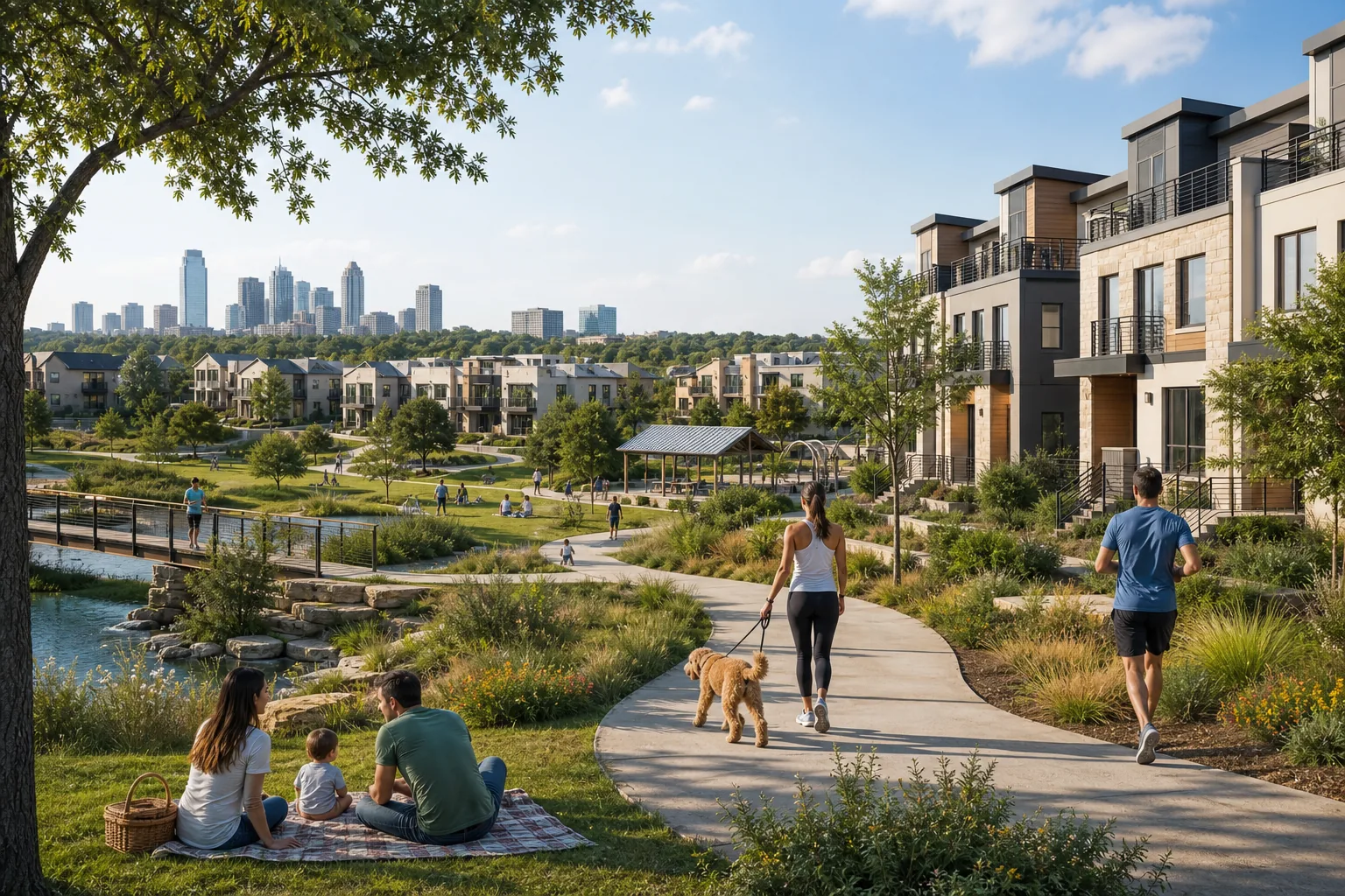 Illustration for South Austin Townhomes