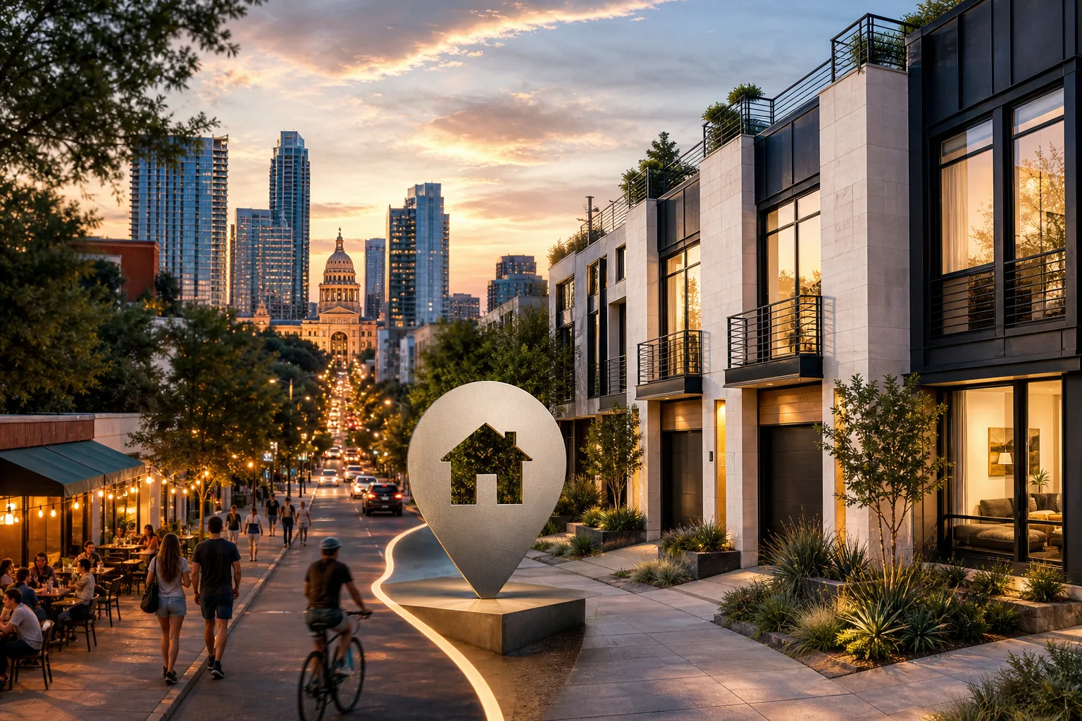 Illustration for South Congress Townhomes