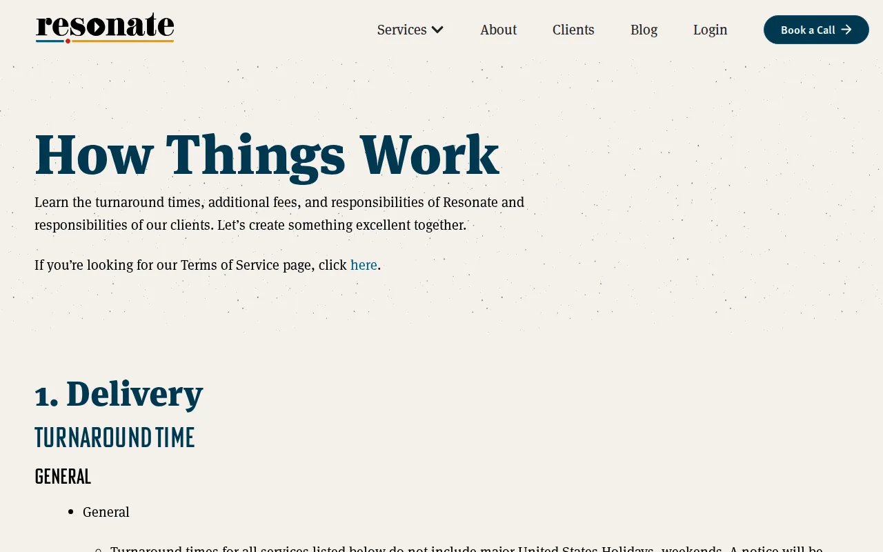 Screenshot of the Resonate Recordings website