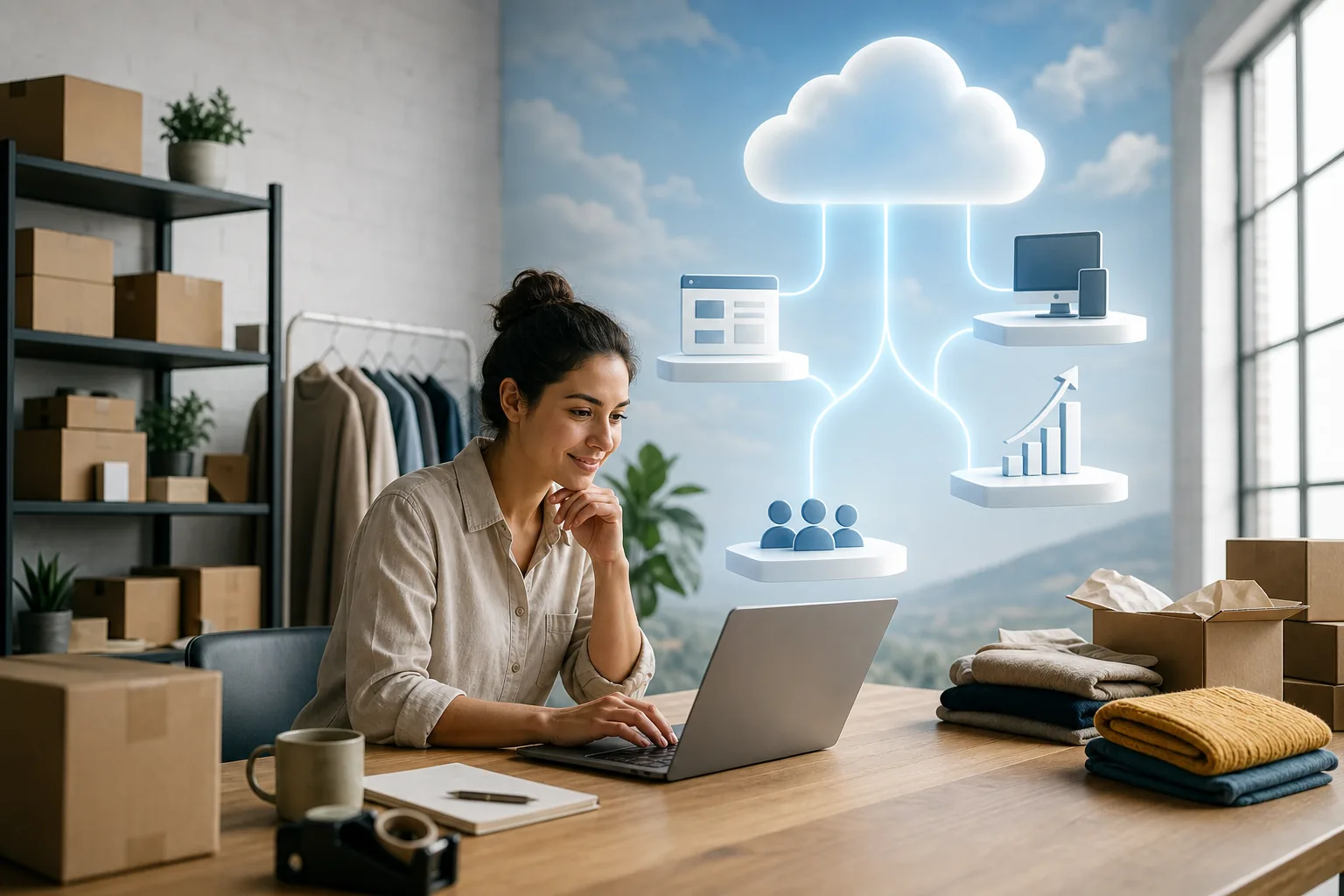 Illustration for Azure Web App Development for Small Businesses