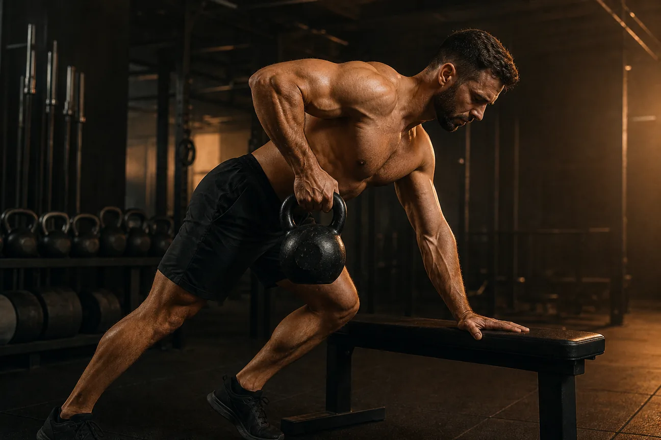 Best Back Workouts With a Kettlebell: 5 Moves
