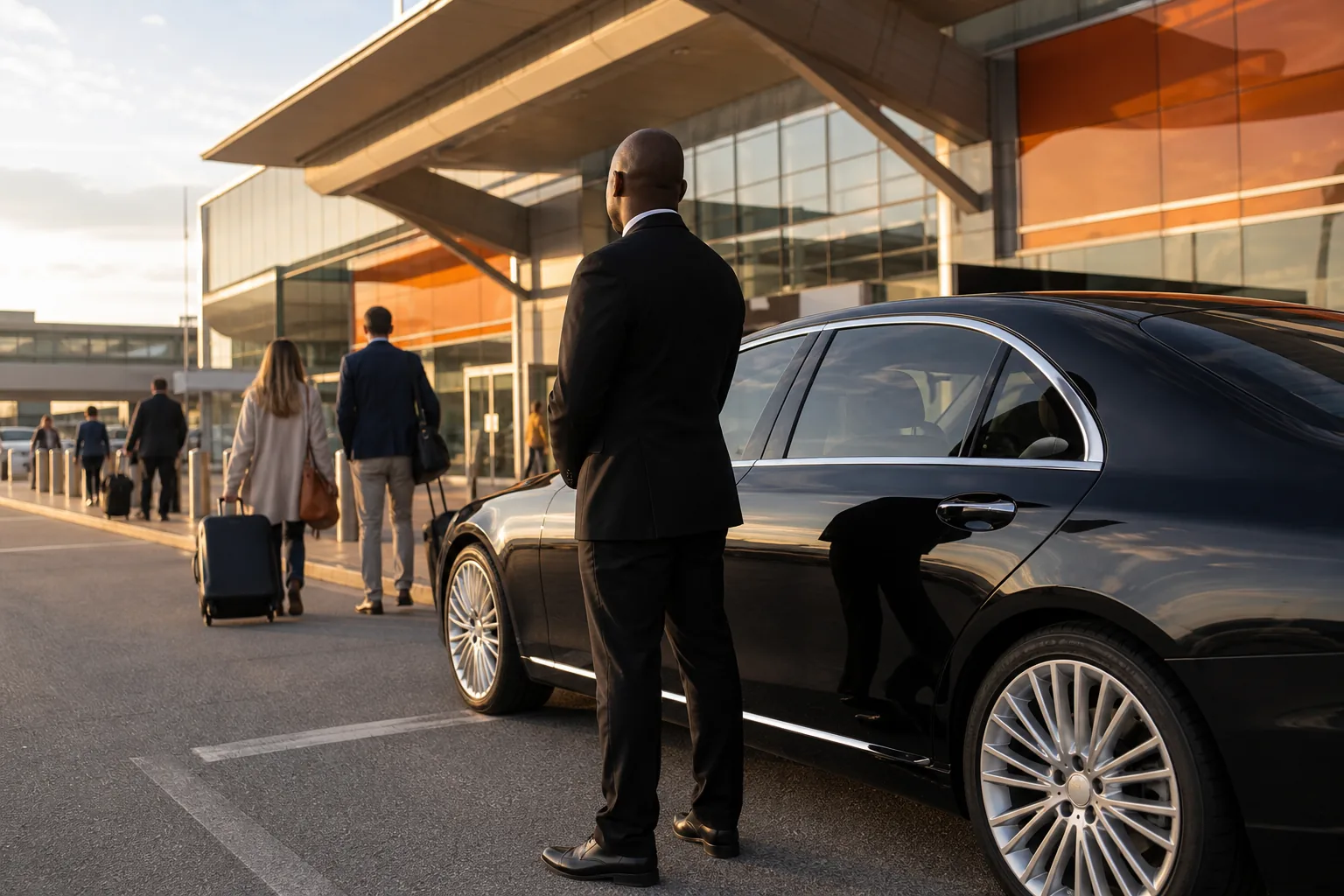 Minneapolis chauffeur with luxury sedan for a full-day limo rental