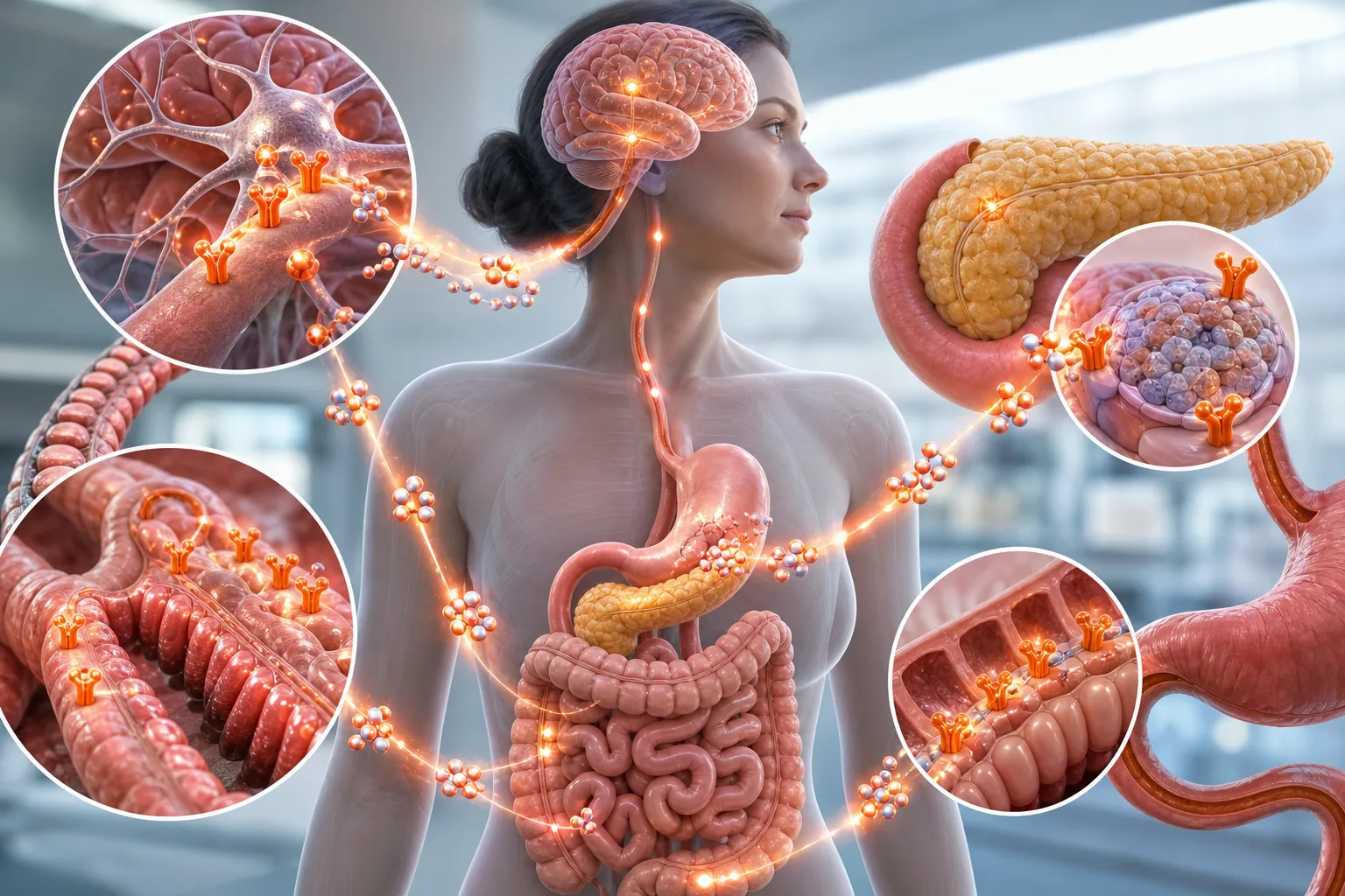 How semaglutide activates GLP-1 receptors in the body