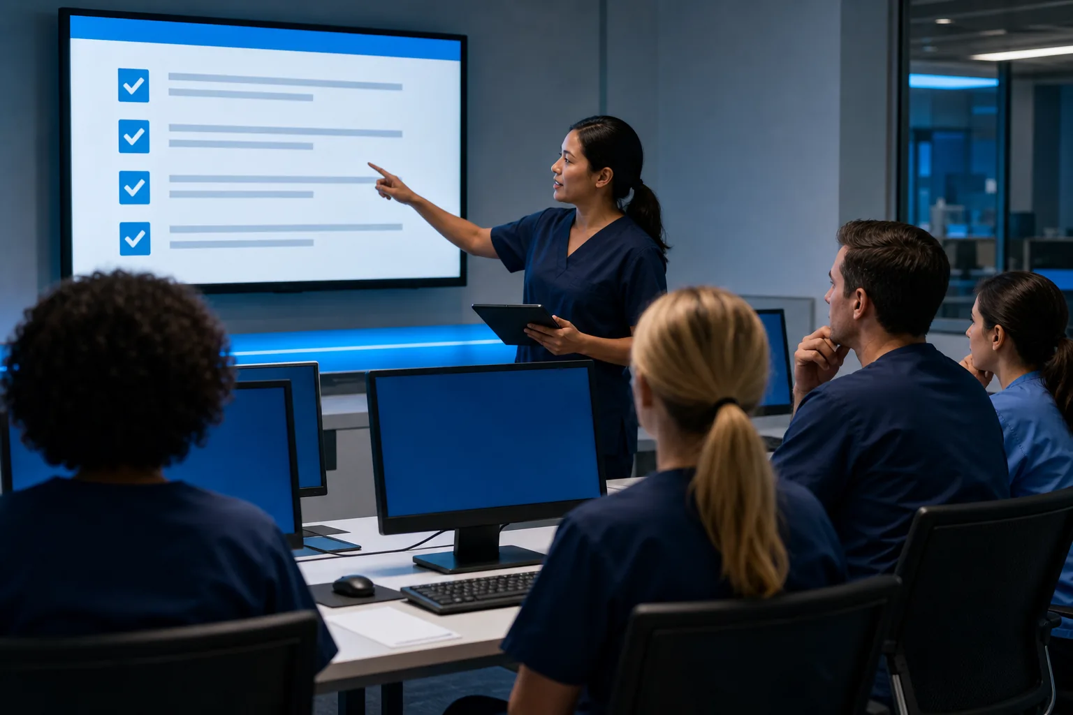 HIPAA employee training session