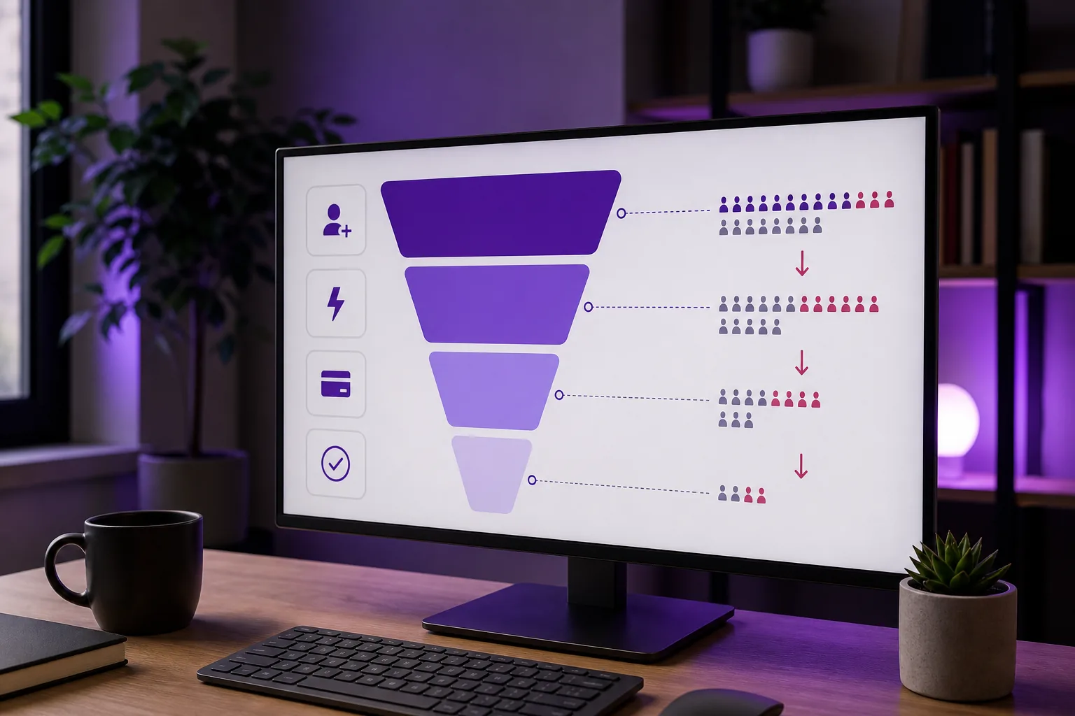 SaaS trial funnel drop off points that reduce paid conversion.